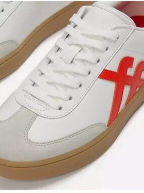 Fitflop Women's Size 8 THE DASH T-Toe Leather Sneakers